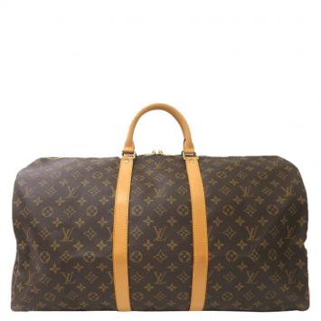 Pre Owned Louis Vuitton Monogram Canvas Keepall 55