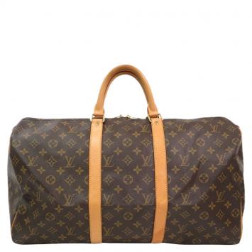 مملوكة مسبقًا Louis Vuitton Monogram Canvas Keepall 50