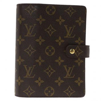 مملوكة مسبقًا Louis Vuitton Monogram Canvas Medium Ring Agenda Cover