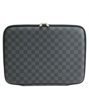 Pre Owned Louis Vuitton Damier Graphite Canvas Sleeve PM Laptop Bag