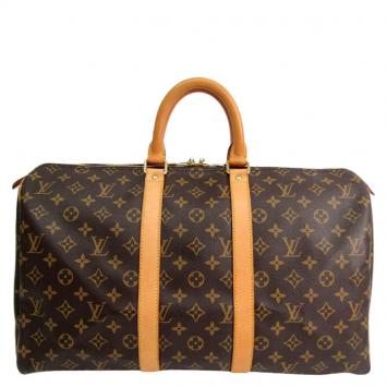 Pre Owned Louis Vuitton Monogram Canvas Keepall 45