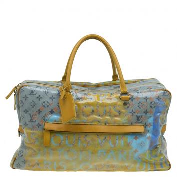 Pre Owned Louis Vuitton Multicolor Monogram Limited Edition Pulp Weekender GM