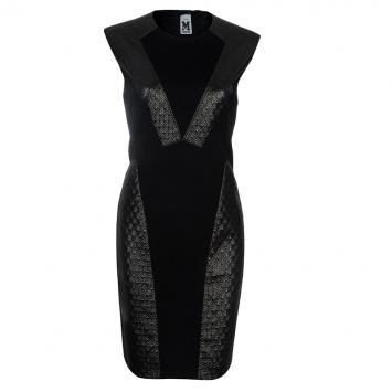 Pre Owned M Missoni Contrast Panel Dress M