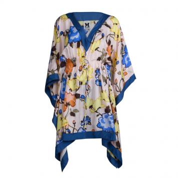 Pre Owned M Missoni Multicolor Floral Printed Kaftan L
