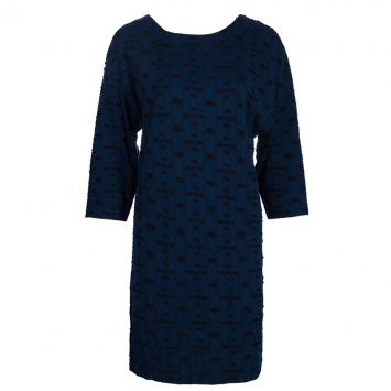Pre Owned Marc by Marc Jacobs Navy Button Front Dress M