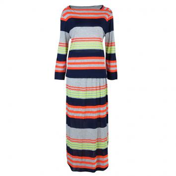 Pre Owned Marc by Marc Jacobs Flash Striped Top And Skirt Set L