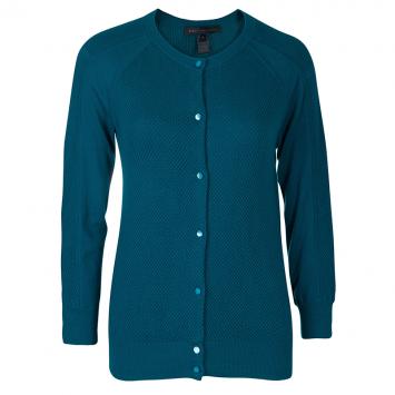 Pre Owned Marc by Marc Jacobs Teal Cardigan S