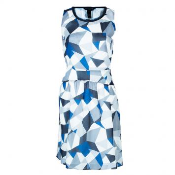 Pre Owned Marc by Marc Jacobs Geometric Printed Dress M