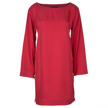 Pre Owned Marc by Marc Jacobs Pink Zipper Detail Shift Dress L