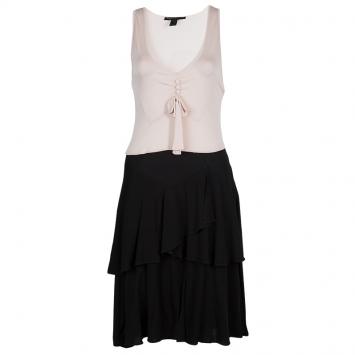Pre Owned Marc By Marc Jacobs Sleeveless Ruffle Dress L