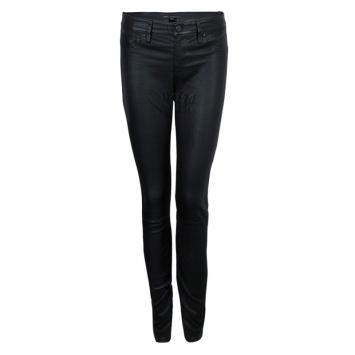Pre Owned Marc by Marc Jacobs Black Leather Skinny Jeans S