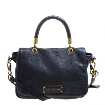Pre Owned Marc by Marc Jacobs Black Leather Too Hot To Handle Shoulder Bag