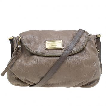 Pre Owned Marc by Marc Jacobs Brown Leather Classic Q Natasha Crossbody Bag