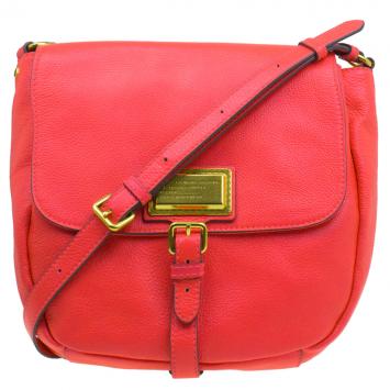 Pre Owned Marc by Marc Jacobs Pink Leather Chain Reaction Calley Crossbody Bag