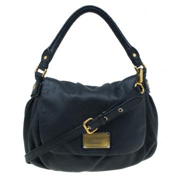 Pre Owned Marc by Marc Jacobs Black Leather Classic Q Lil Ukita Shoulder Bag