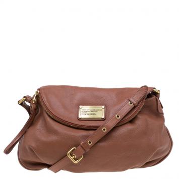 Pre Owned Marc by Marc Jacobs Brown Leather Classic Q Natasha Crossbody Bag