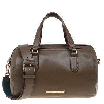 مملوكة مسبقًا Marc By Marc Jacobs Olive Green Leather Luna Satchel