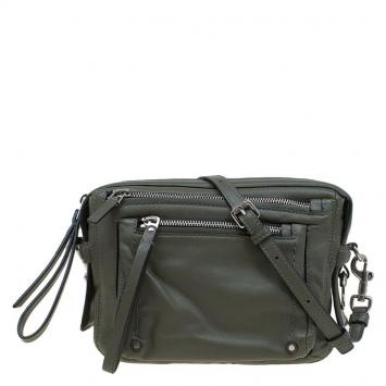 مملوكة مسبقًا Marc By Marc Jacobs Fatigue Green Leather Crossbody Bag
