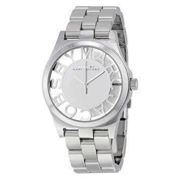 Pre Owned Marc by Marc Jacobs Silver Stainless Steel MBM3205 Women's Wristwatch 40MM