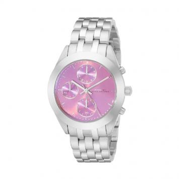 Pre Owned Marc by Marc Jacobs Pink Stainless Steel MBM3372 Women's Wristwatch 36MM
