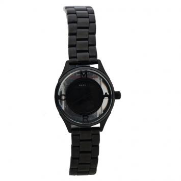 Pre Owned Marc By Marc Jacobs Black Stainless Steel MBM3419 Women's Wristwatch 25MM