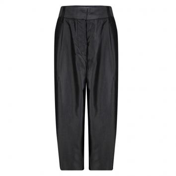 Pre Owned Marc Jacobs Dark Grey Silk Wide Leg Ankle Length Trousers L