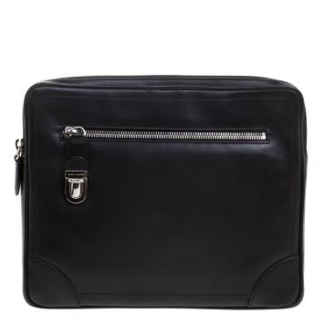Pre Owned Marc Jacobs Black Leather Clutch