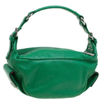Pre Owned Marc Jacobs Green Leather Small Katie Shoulder Bag