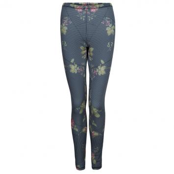 Pre Owned McQ by Alexander McQueen Lycra Rose Kaleidoscope Leggings XL