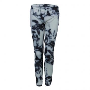 Pre Owned McQ by Alexander McQueen Grey Digital Print Leggings XL