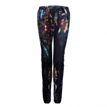 Pre Owned McQ by Alexander McQueen Multicolor Digital Print Leggings L