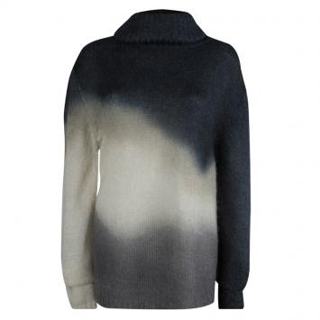 Pre Owned McQ By Alexander McQueen Ombre Effect Turtleneck Sweater L