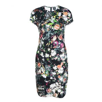 Pre Owned MCQ by Alexander McQueen Multicolor Festival Floral Printed Jersey Dress M