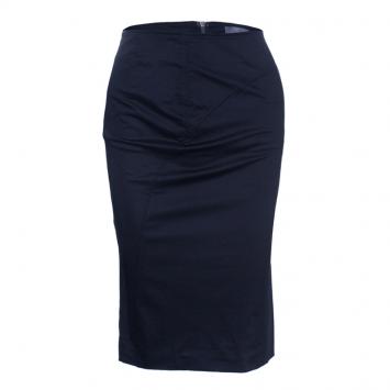Pre Owned McQ by Alexander McQueen Black Pencil Skirt M