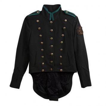 Pre Owned McQ by Alexander McQueen Green Military Style Tailcoat S