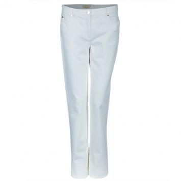 Pre Owned Michael Kors White Denim Flare Jeans L
