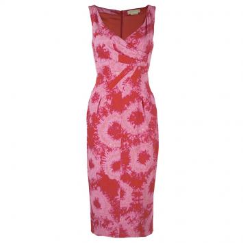 Pre Owned Michael Kors Pink Tie-dye Dress M
