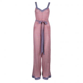 Pre Owned Missoni Mare Red Knit Jumpsuit M