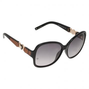 Pre Owned Montblanc Black 420S Square Sunglasses