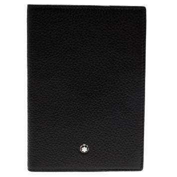 Pre Owned Montblanc Black Leather Meisterstuck Passport Holder