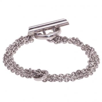 Pre Owned Montblanc Caress Of A Star Silver Chain Bracelet