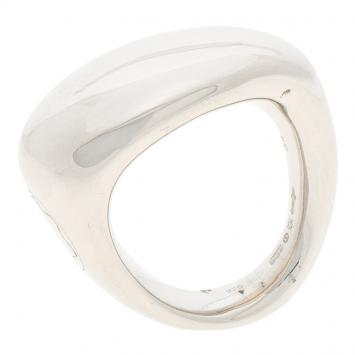 Pre Owned Montblanc Caresse of a Star Silver Ring Size 54