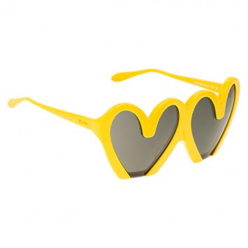 Pre Owned Moschino Yellow McDonald's Logo Sunglasses
