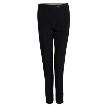 Pre Owned Moschino Black Straight Fit Tailored Trousers S