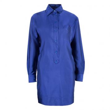 مملوكة مسبقًا Moschino Royal Blue Long Sleeve Dress S