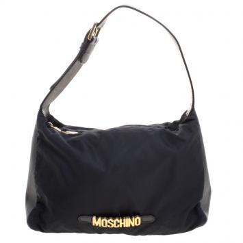 مملوكة مسبقًا Moschino Black Nylon Shoulder Bag