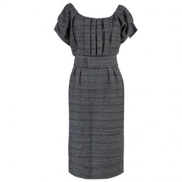 Pre Owned Philosophy di Alberta Ferretti Wool Belted Dress L