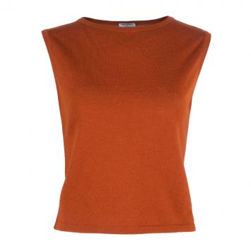 Pre Owned Philosophy by Alberta Ferretti Tangerine Wool Top M