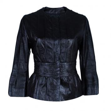 Pre Owned Philosophy di Alberta Ferretti Leather Jacket M
