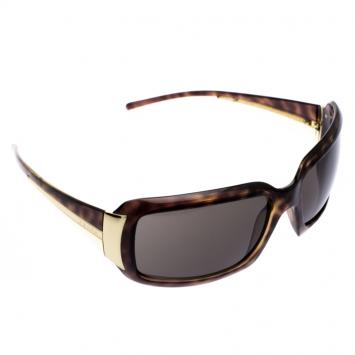 Pre Owned Prada Black SPR01H Square Sunglasses